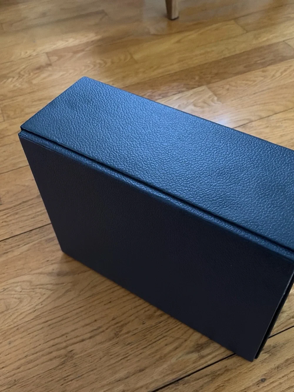 Dior Textured Dark Blue Presentation Box with White Logo